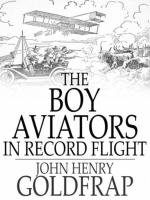 cover image of The Boy Aviators in Record Flight